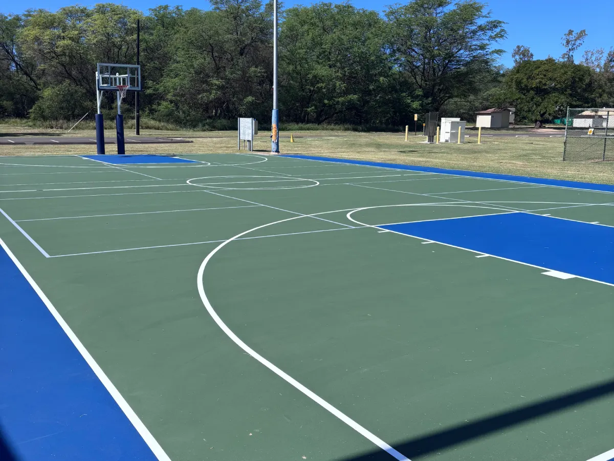 Crack filling asphalt repair Kauai